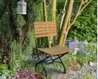 Garden Folding Bistro Dining Table and Chairs - Outdoor Patio Bistro Set
