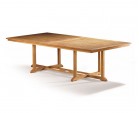 Hilgrove Large Wide Teak Rectangular Outdoor Table - 1.3m x 2.6m