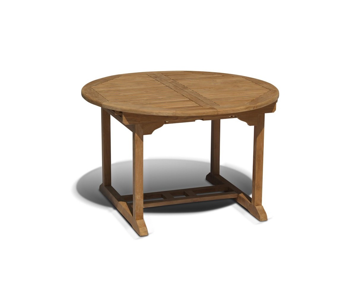 St Tropez Teak Garden Table and 6 Rattan Stackable Chairs Set