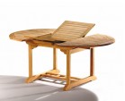 Deluxe Brompton Teak Dining Table and Bali Folding & Reclining Chairs Set
