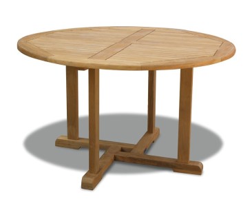 Canfield Teak Outdoor Round Table - 130cm - Round Tables