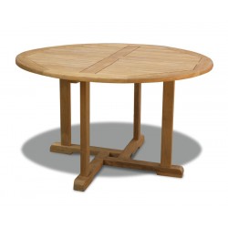 Canfield Teak Outdoor Round Table - 130cm