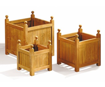 Teak Garden Versailles Planter Set - S, M & L - Garden Accessories