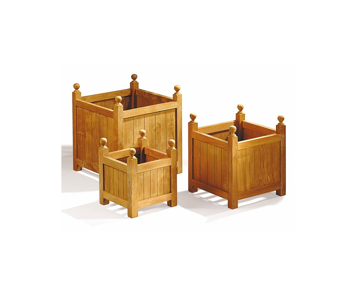 Teak Garden Versailles Planter Set - S, M & L