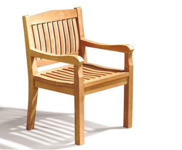 Brompton Teak 6 Seater Extending Dining Set