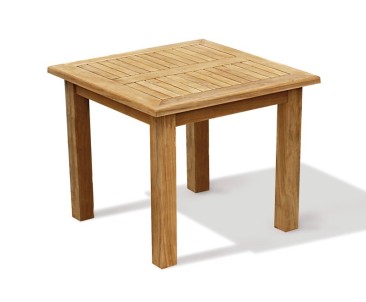 Balmoral Teak Chunky Square Garden 3ft Table - Dining Tables