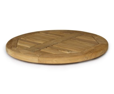 Titan Teak 6 Seater Round Patio Table and Reclining Chairs Set