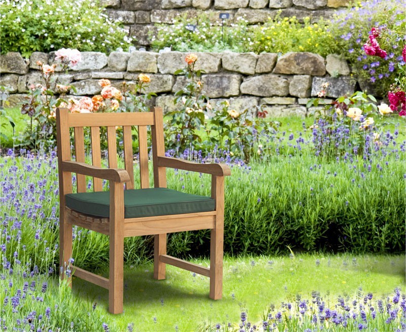 Deluxe Windsor Teak Garden Table and 8 Chairs Set