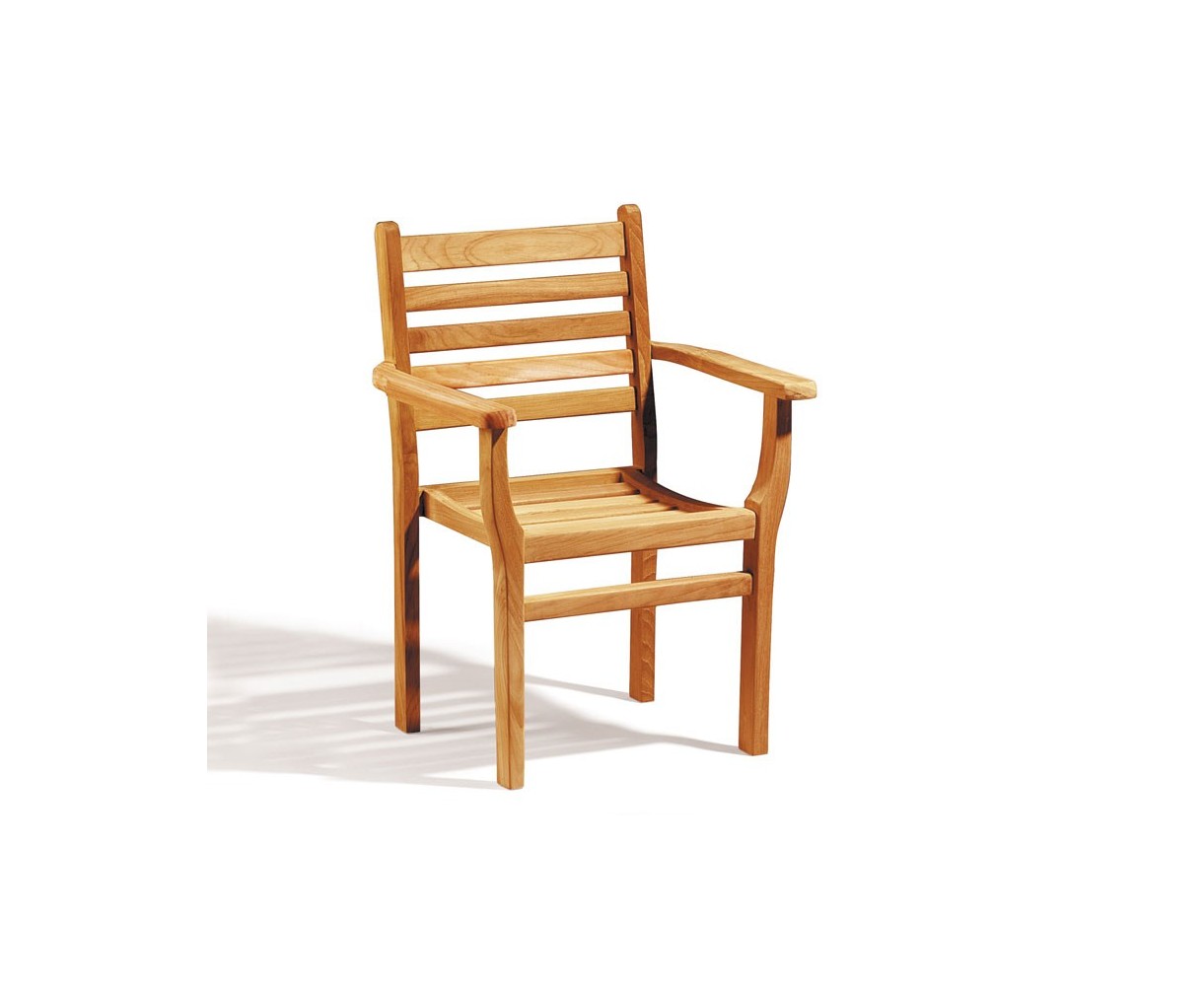 Yale Teak Stacking Garden Chair