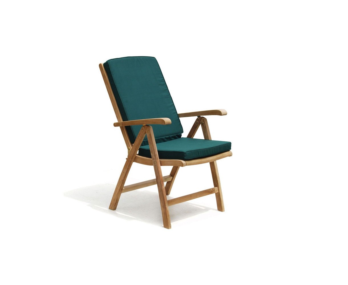 Cheltenham Teak Extending Table and Reclining Chairs Set