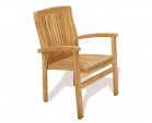Bali Teak Garden Stackable Chair