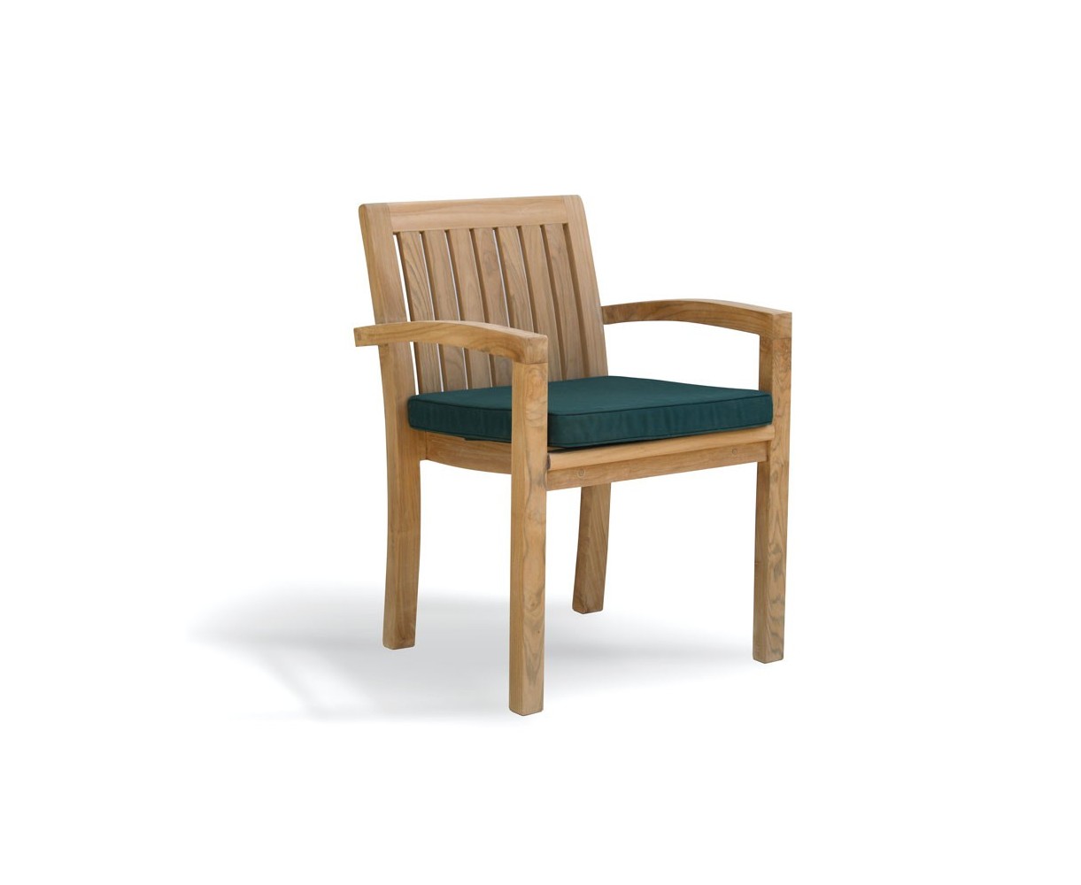 Hilgrove 8 Seater Teak Dining Set with Stacking Chairs