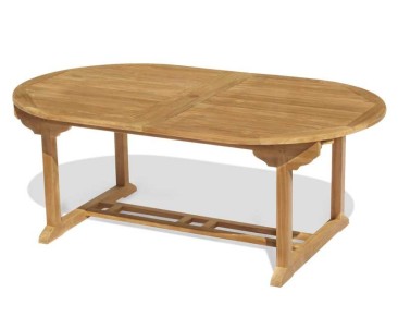 Teak Garden Extendable Dining Set with 8 Armchairs