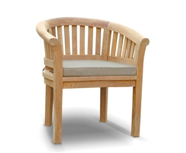 Titan Oval Contemporary Teak Dining Set