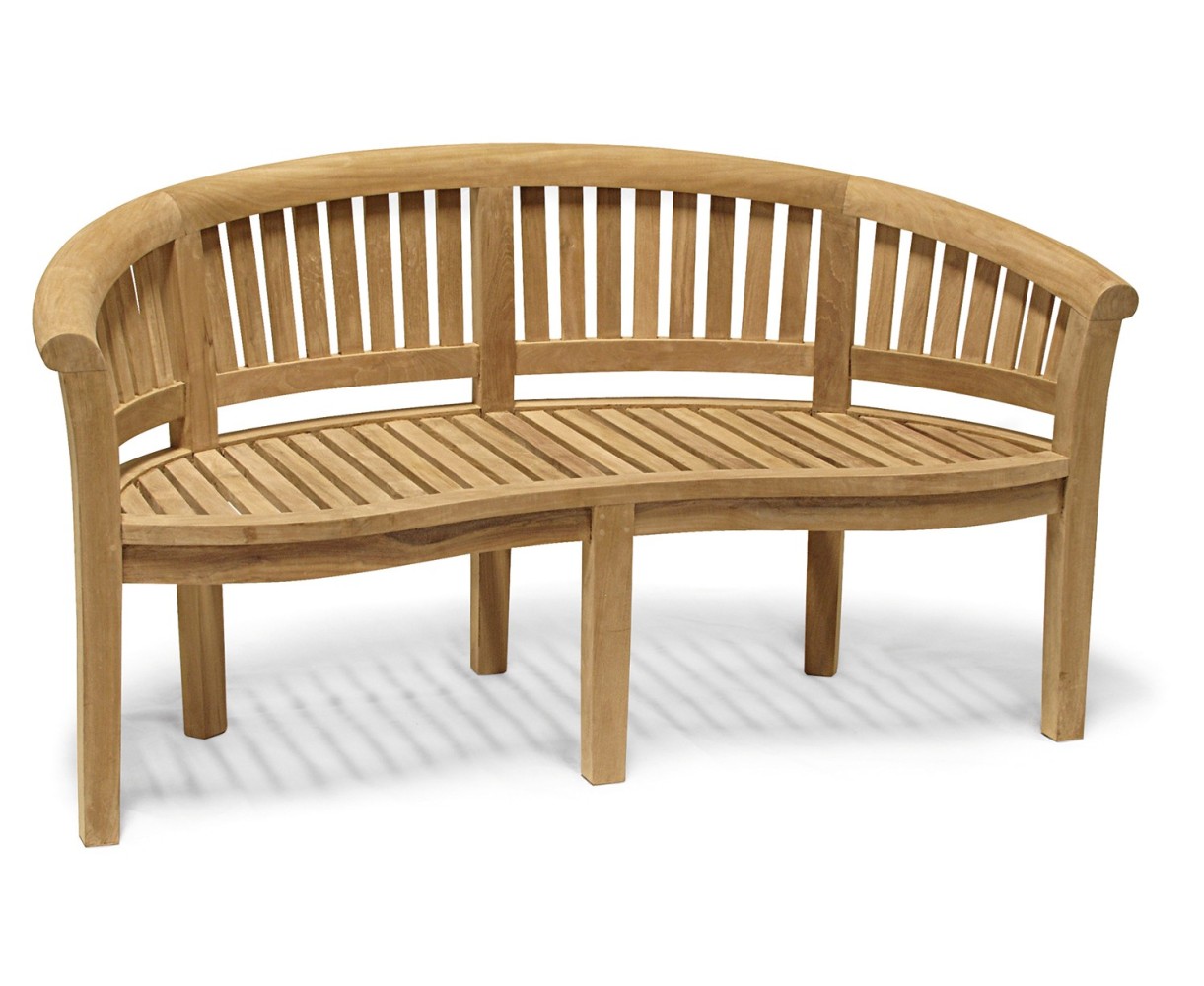 Titan Oval Contemporary Teak Dining Set