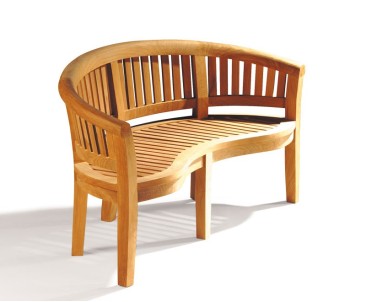 Titan Oval Contemporary Teak Dining Set