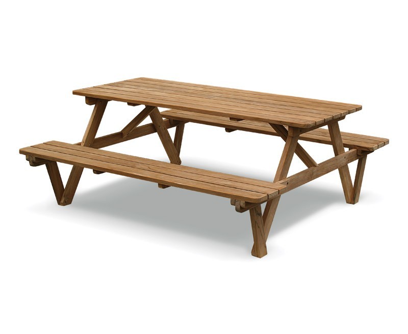 Teak 6ft Garden Pub Bench | Teak Picnic Table