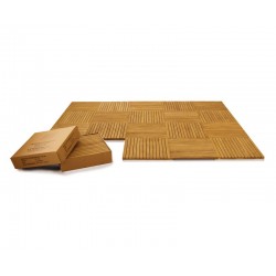 Standard Teak Decking Tiles 1sqm - 4pcs