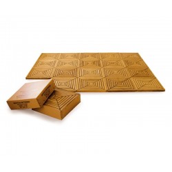 Patterned Teak Decking Tiles 1sqm - 4pcs