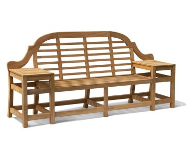 Cheltenham Teak Decorative Bench - 2.27m