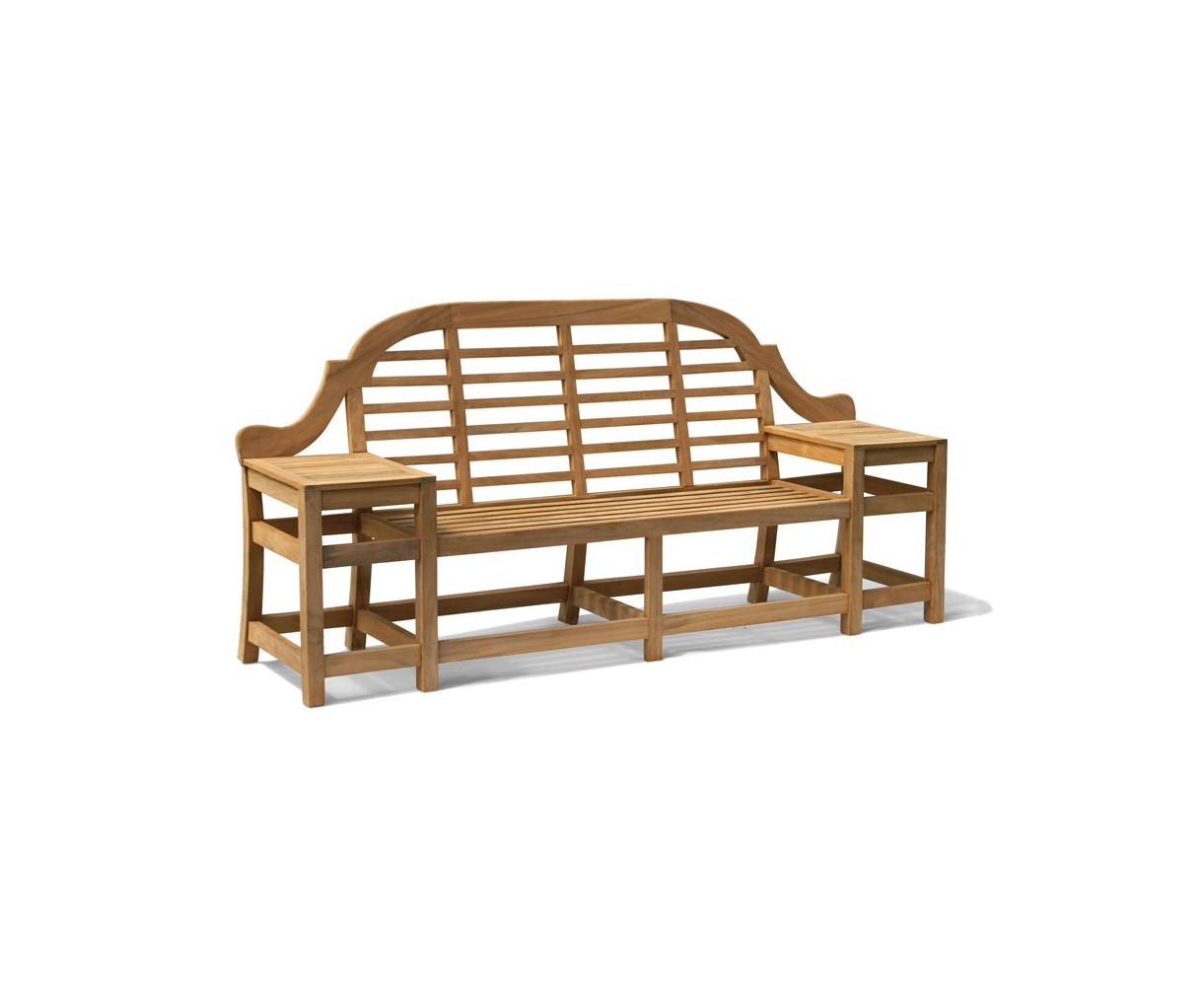 Cheltenham Teak Decorative Bench - 2.27m