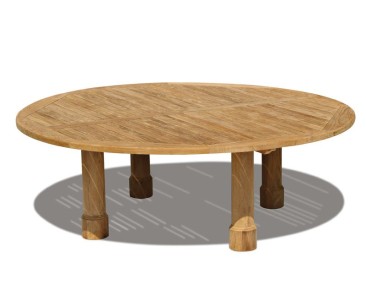 Titan Teak Outdoor Table - 2.2m, Round