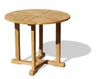 Canfield Teak Round Garden Table - 80cm