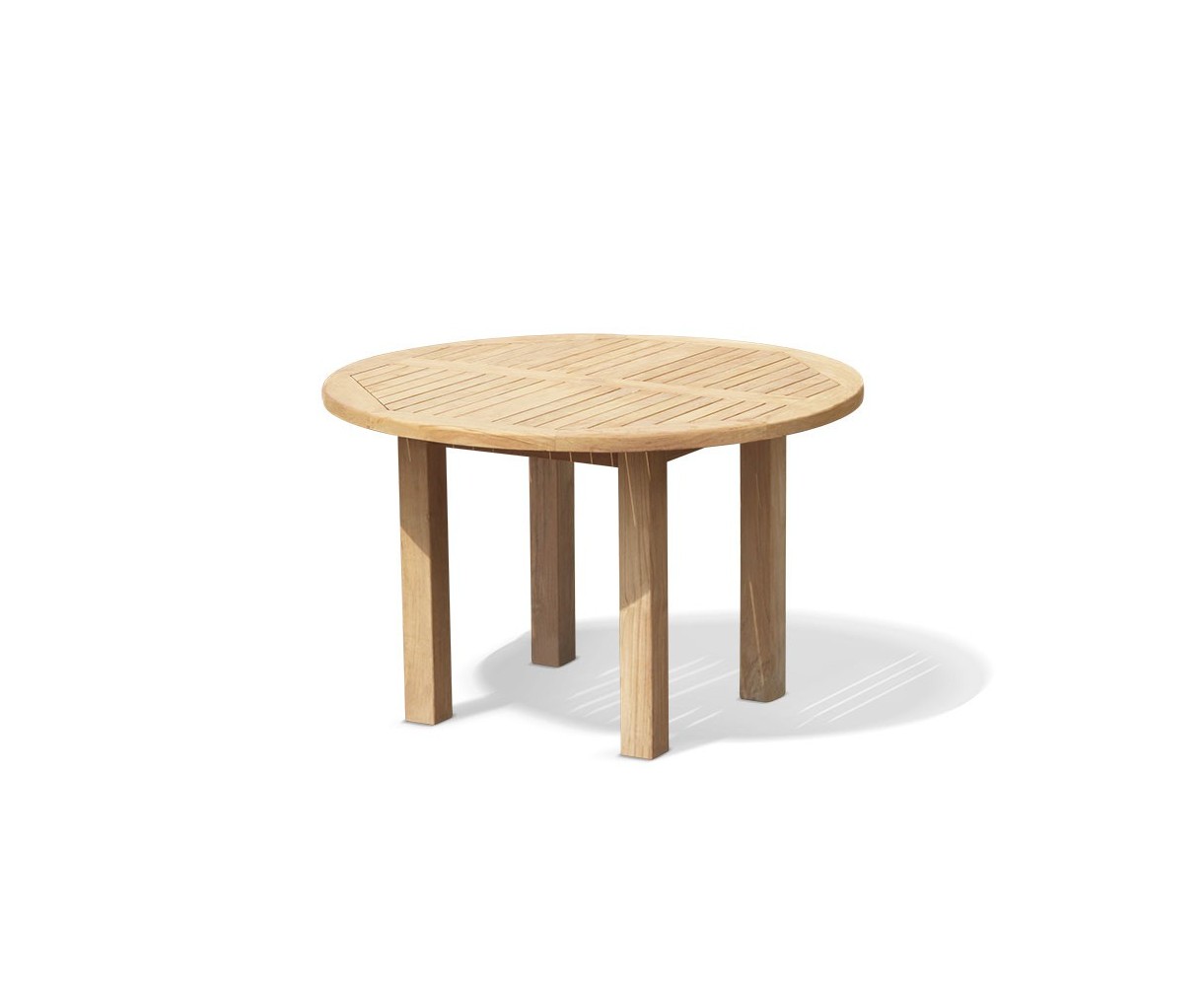 Titan Round Chunky Garden Table - 120cm