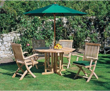 Berrington Garden Octagonal Table and Brompton Armchairs