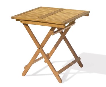 Rimini Teak Square Folding Garden Table - Dining Tables