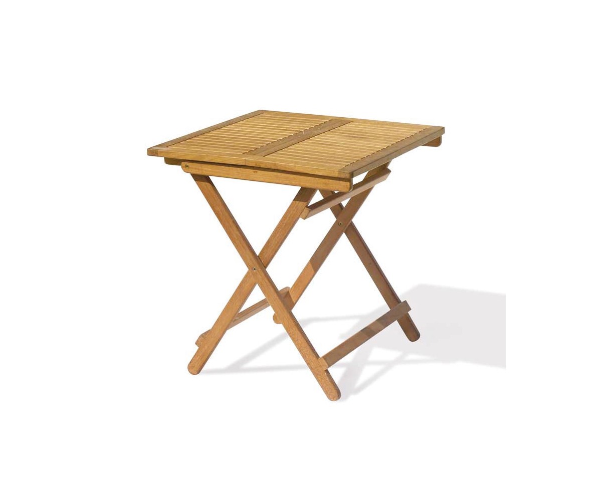 Rimini Teak Square Folding Garden Table