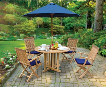 Berrington Garden Gateleg Table and Arm Chairs Set