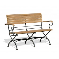 Garden Bistro Bench with Arms