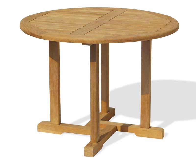 Canfield Teak Round Garden Table110cm