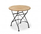 Bistro Folding Table - 80cm | Teak Wood