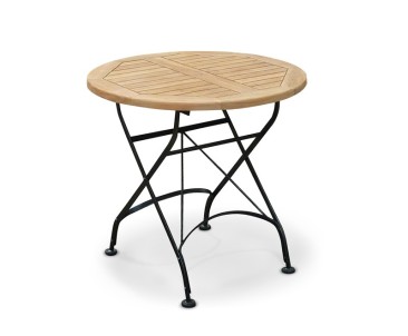 Bistro Folding Table - 80cm | Teak Wood - Folding Garden Tables