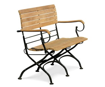 Garden Bistro Bench with Arms