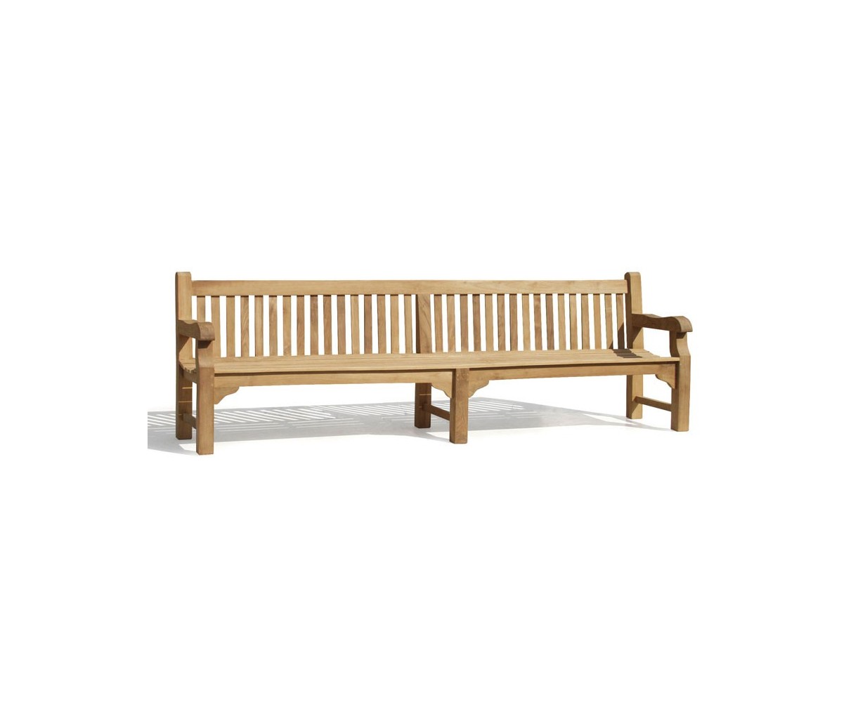 Balmoral Park Bench - Large Teak Bench 3m