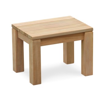 Chichester Rustic Wooden Stool, Teak Shower Seat