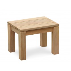 Chichester Rustic Wooden Stool, Teak Shower Seat, Side Table