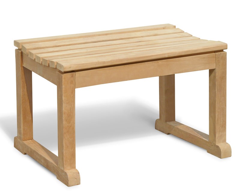 Westminster Bench Stool Teak Wooden Shower Stool