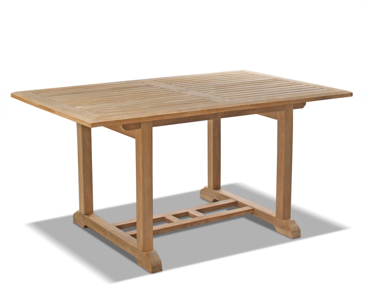 Hilgrove Teak 5ft Rectangular Outdoor Table | Oblong Garden Table