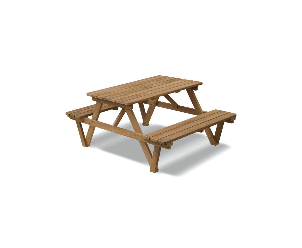 4ft Teak Picnic Bench 