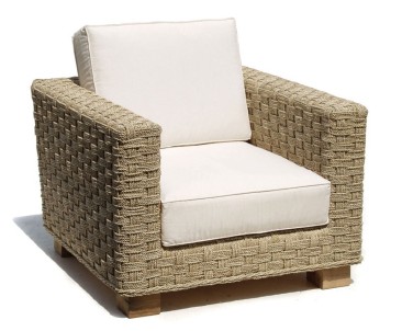 Seagrass Water Hyacinth Armchair - Garden Chairs