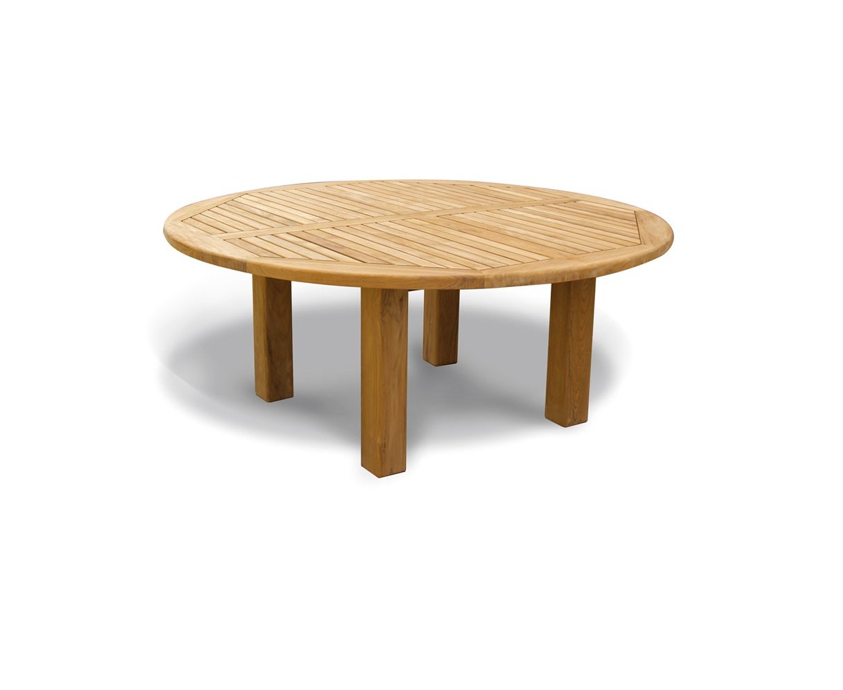 Titan Teak Garden Circular Dining Table - 1.8m