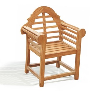 Lutyens-Style Children's Garden Teak Armchair
