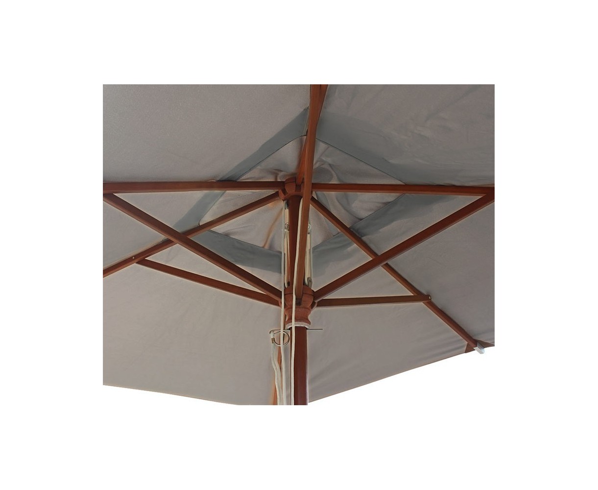 Octagonal 2.5m Patio Parasol - Hardwood Parasol