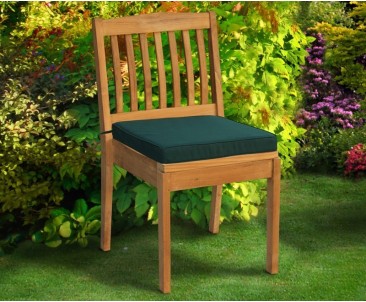 6 Seater Patio Set with Cadogan Pedestal Table 1.5m & Hilgrove Stacking Chairs