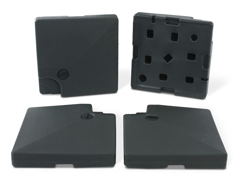 Fillable Cantilever Parasol Base Weights Set of Four 90120kg