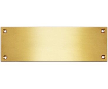 Brass Plaque (Standard size: 150 x 50mm)